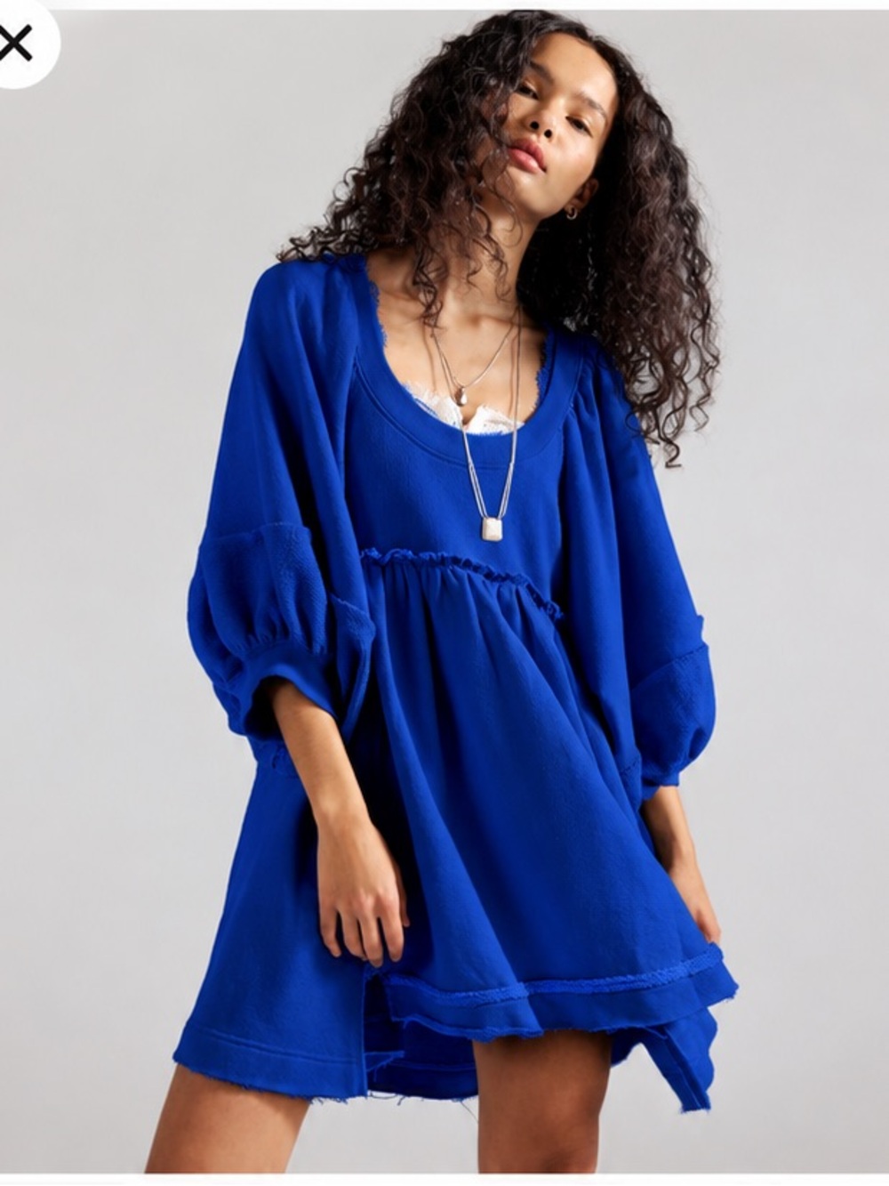 Free People Sunchild Babydoll Tunic Size S NWT